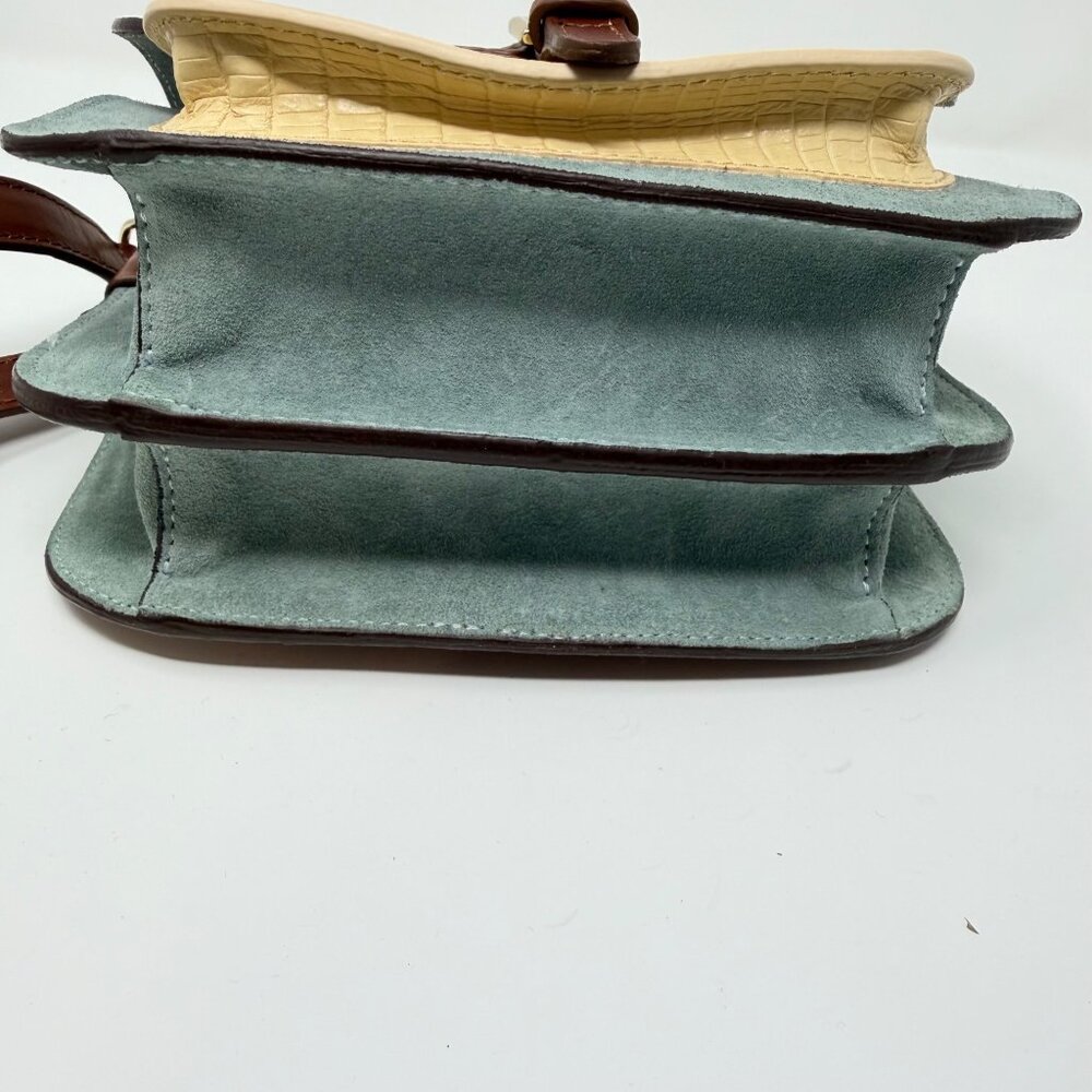 NWB Sézane Romeo Bag Leather Woven Textured Crossbody W/Box&Dust Bag - Picture 9 of 13